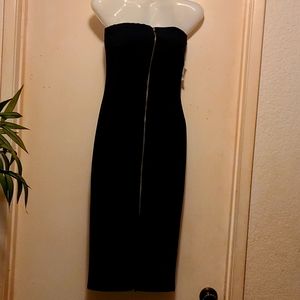 Black zipper dress